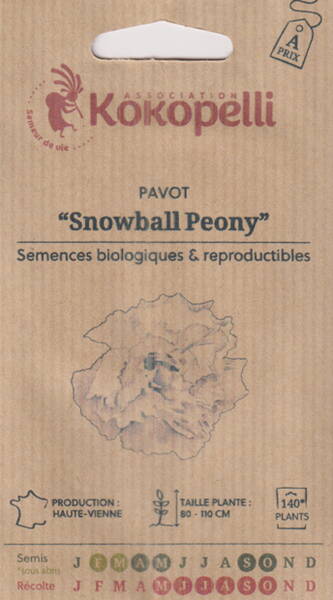 Mawseed "Snowball Peony"